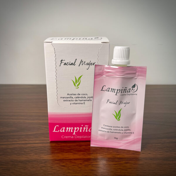 Crema Depiladora Lampiña Facial Caja X6