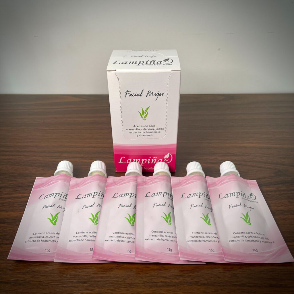 Crema Depiladora Facial Lampiña x6 GuerreGoo