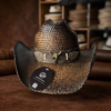 Sombrero Vaquero café madera del Oeste