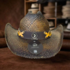 Sombrero Vaquero café madera caballo salvaje